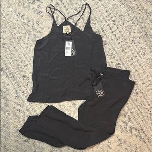 Lightweight Chic Black Women's Set by Chaser NWT